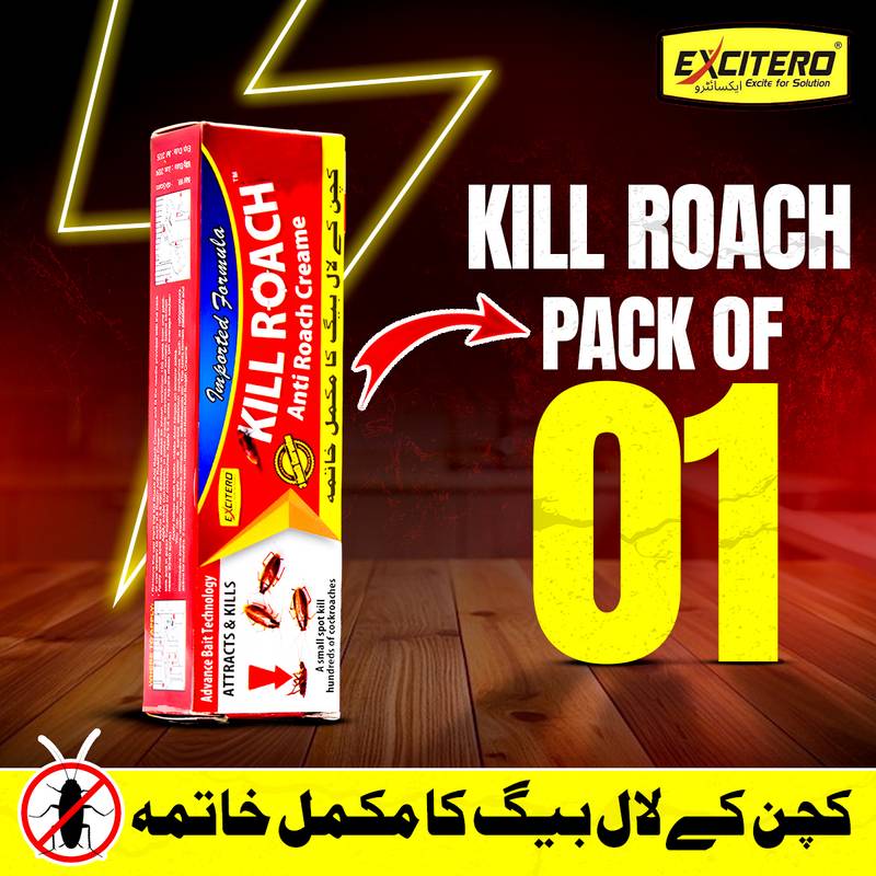 PACK OF#01 (1) Kill Roach-Anti Roach Gel - Image 1